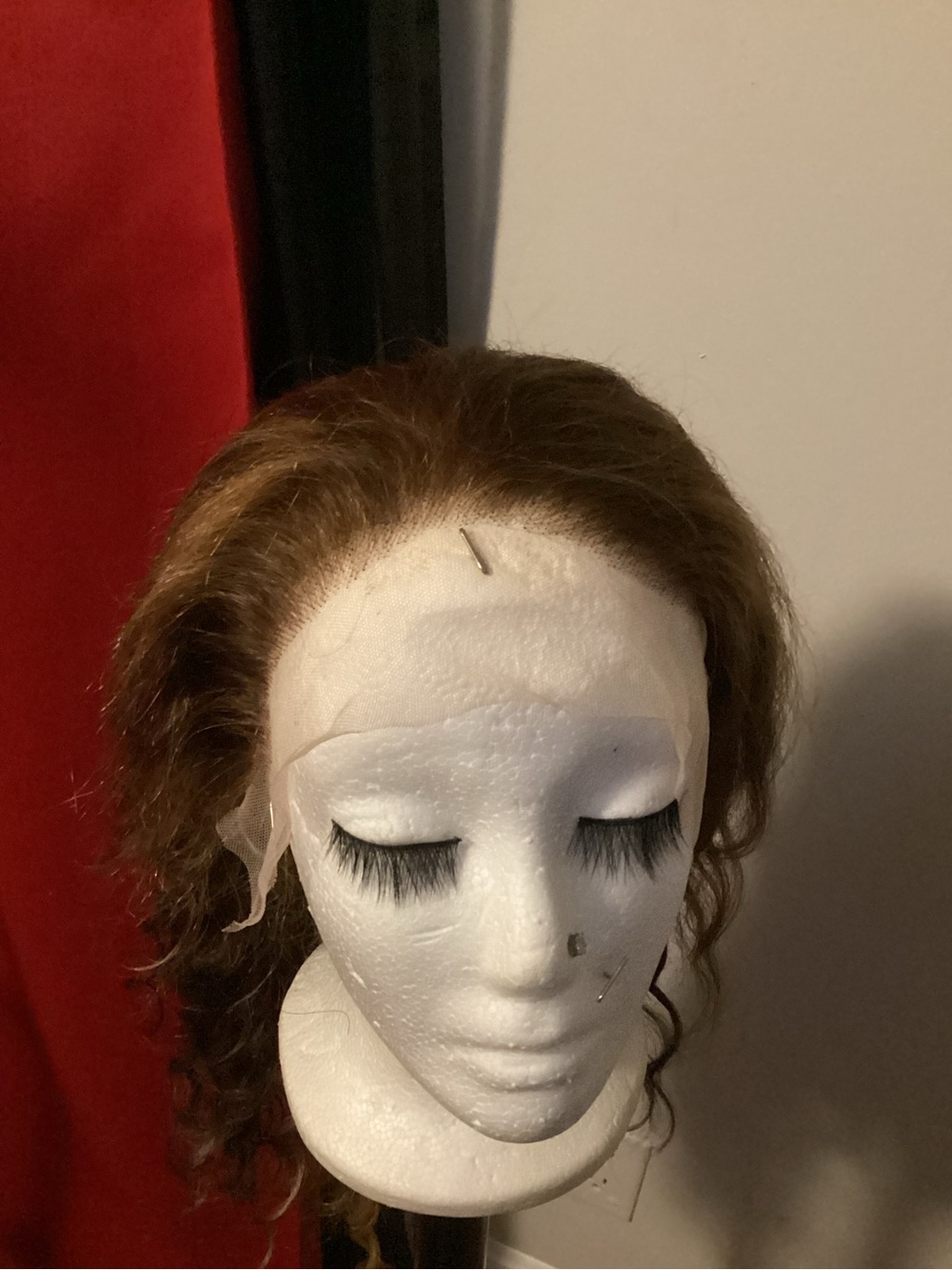 Brown Women's Lace Front Wig - Natural Brown27/30